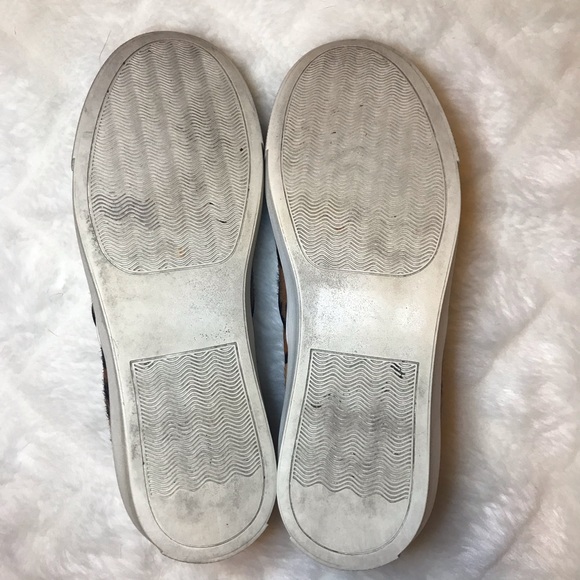 Steve Madden Ecentric Leopard Pony Fur Flats 6 - Picture 6 of 7